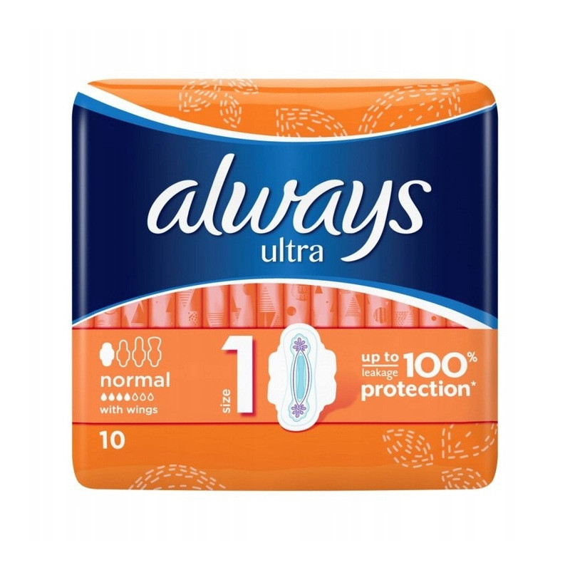 Always Ultra Normal (R1) Ze Skrzydełkami Podpaski