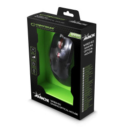 MYSZ PRZEWODOWA DLA GRACZY USB CZERWONA