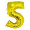 BALON FOLIOWY 5 35CM ZŁOTA