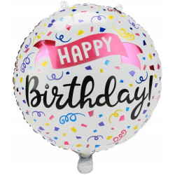 Balon foliowy "Happy Birthday" art. 2214