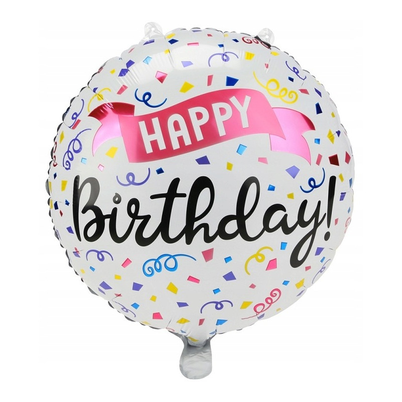 Balon foliowy "Happy Birthday" art. 2214