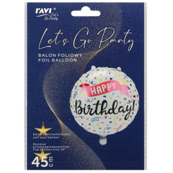 Balon foliowy "Happy Birthday" art. 2214