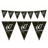 Girlanda papierowa 60 URODZINY - 270 cm