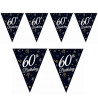 Girlanda papierowa 60 URODZINY - 270 cm