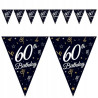Girlanda papierowa 60 URODZINY - 270 cm