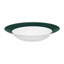 AMBITION AURA GREEN TALERZ GŁĘBOKI 23 CM ZIELONY