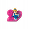 Świeczka urodzinowa 2 Księżniczki DISNEY
