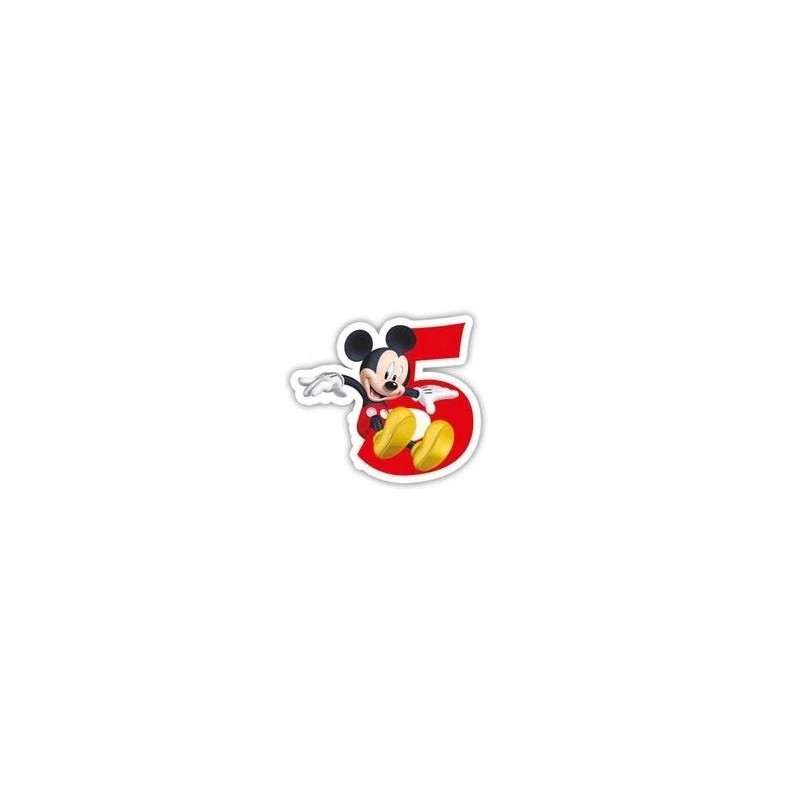 ŚWIECZKA MYSZKA MICKEY / CYFRA 5