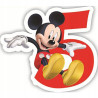 ŚWIECZKA MYSZKA MICKEY / CYFRA 5