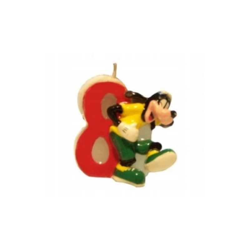Urodzinowa świeczka 8 DISNEY