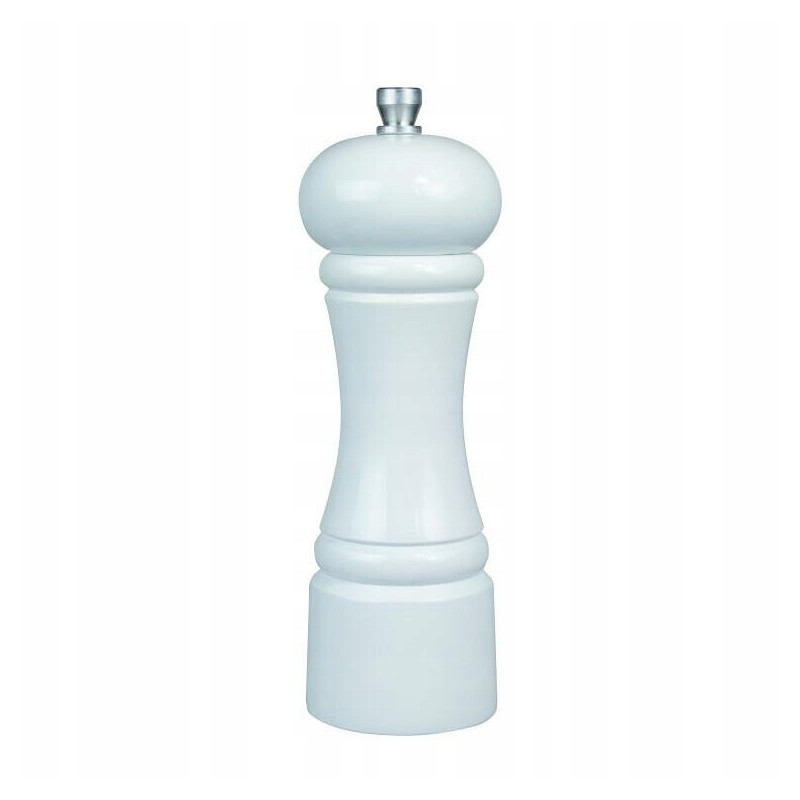 MŁYNEK DREWNIANY BIAŁY AMBITION 18CM
