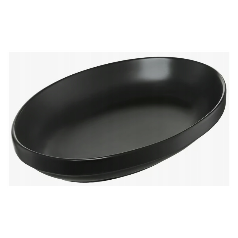 Półmisek Salsa Owal 26,5 x 17,5 cm czarny AMBITION