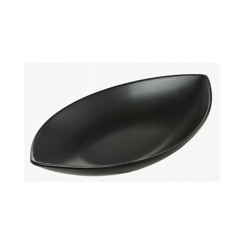 SALATERKA 21CM ŁÓDKA CZARNA AMBITION SALSA
