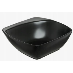 SALATERKA 22CM KWADRATOWA CZARNA AMBITION SALSA