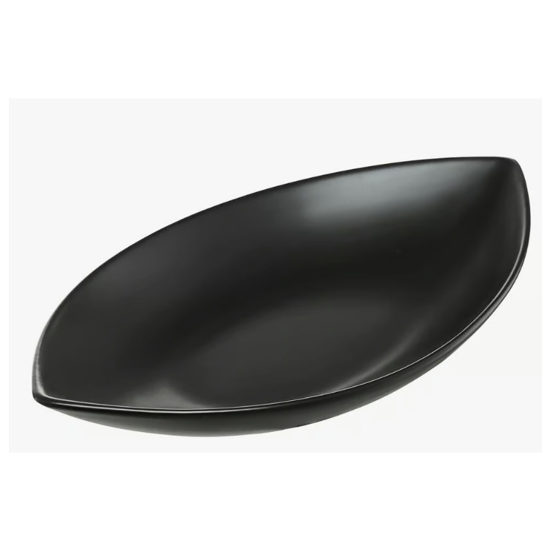 SALATERKA 26CM ŁÓDKA CZARNA AMBITION SALSA