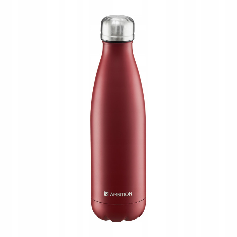 BUTELKA TERMICZNA 500ML CZERWONA AMBITION