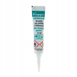 HAPPS Herbal krople na pchły i kleszcze dla dużych