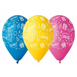 BALON PREMIUM NA HEL 12 CALI 5SZT STO LAT