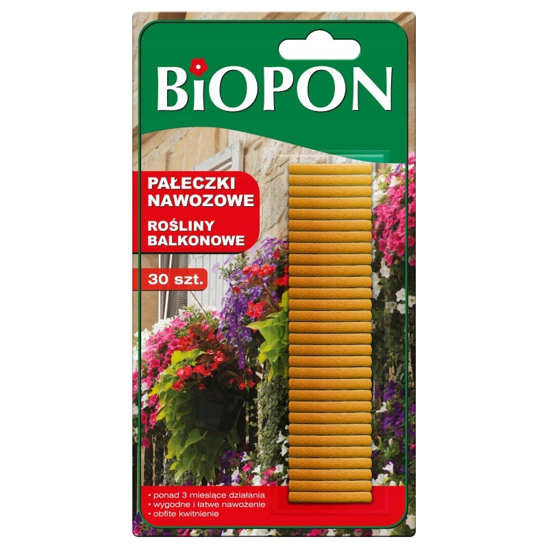 BIOPON pałeczki nawozowe do roślin balkonowych