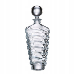 Karafka do Whisky Bohemia Wave 750 ml Kryształowe Szkło Elegancki Prezent