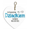 SERCE CERAMICZNE- DZIADEK prezent dla dziadka gift