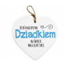 SERCE CERAMICZNE- DZIADEK prezent dla dziadka gift