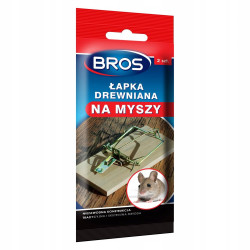 ŁAPKA NA MYSZY DREWNIANA BROS