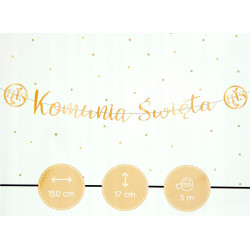 BANER KOMUNIA NA KOMUNIĘ 150cm