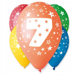 BALON Z NADRUKIEM 7 5SZT