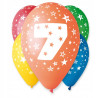 BALON Z NADRUKIEM 7 5SZT