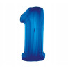 BALON FOLIOWY CYFRA NIEBIESKA 0 92CM
