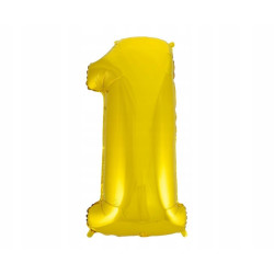 BALON FOLIOWY 1 92CM ZŁOTA