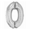 BALON CYFRA SREBRNA 1 NA HEL 92CM