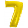 BALON CYFRA ZŁOTY 7 NA HEL 92CM