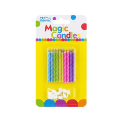 ŚWIECZKI MAGICZNE KOLOROWE NIEGASNĄCE 10szt