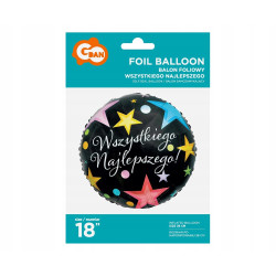 BALON FOLIOWY WSZYSTKIEGO NAJLEPSZEGO NA HEL