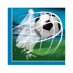 Serwetki papierowe Soccer Fans, 33x33 cm, 20 szt.