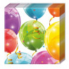 Serwetki "Sparkling Balloons", 33x33 cm,