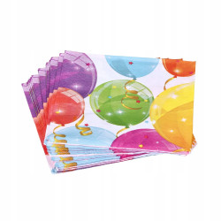 Serwetki "Sparkling Balloons", 33x33 cm,
