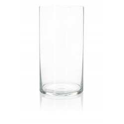 Wazon szklany cylinder Edwanex śr. 15 cm wys. 30 c
