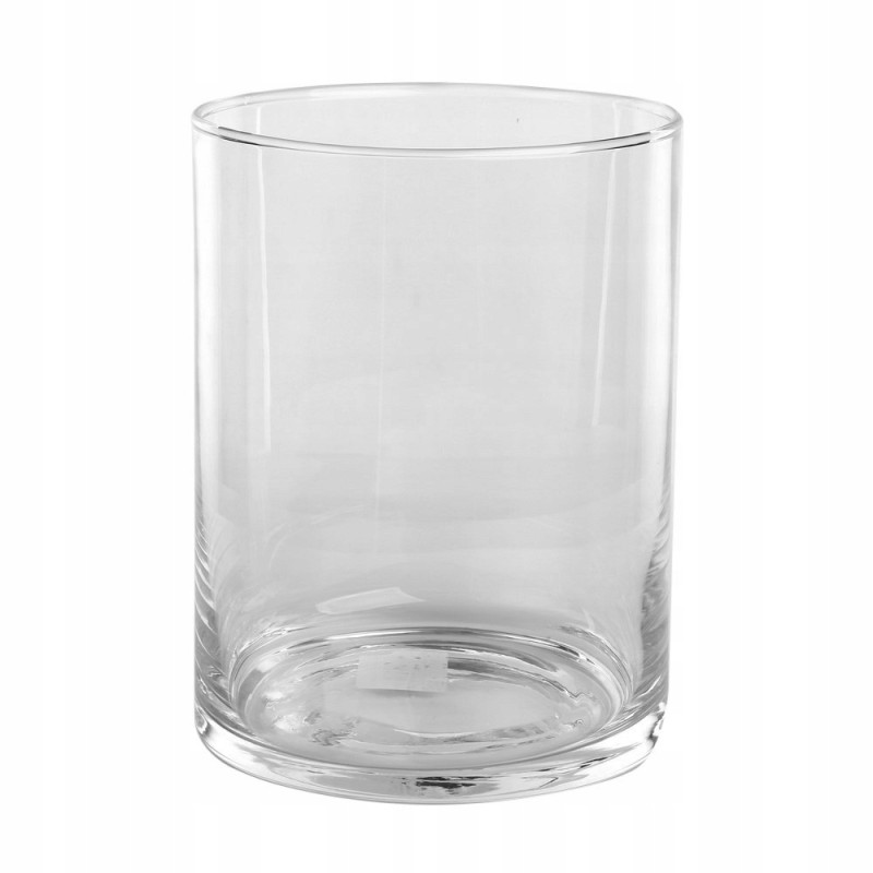 Wazon na kwiaty świecznik szklany cylinder Edwanex