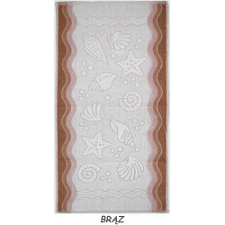 FLORA OCEAN RĘCZNIK 70x140 08 BRĄZOWY 380