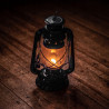 LAMPA NAFTOWA SREBRNA 24cm