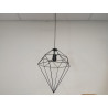 Lampa sufitowa wisząca żyrandol KOSTKA 2152/1 CZAR