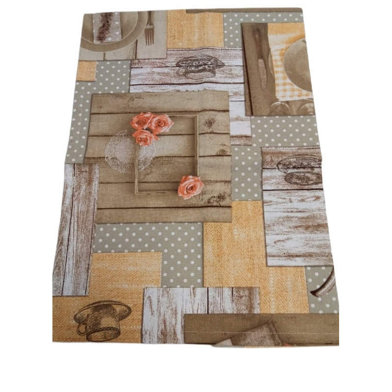 OBRUS HOME 50*100 BRĄZ