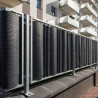 OSŁONA BALKONOWA MATA BALKON NA WYMIAR 1M ANTRACYT