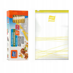 Torebki z suwakiem 2,5L, 15szt.