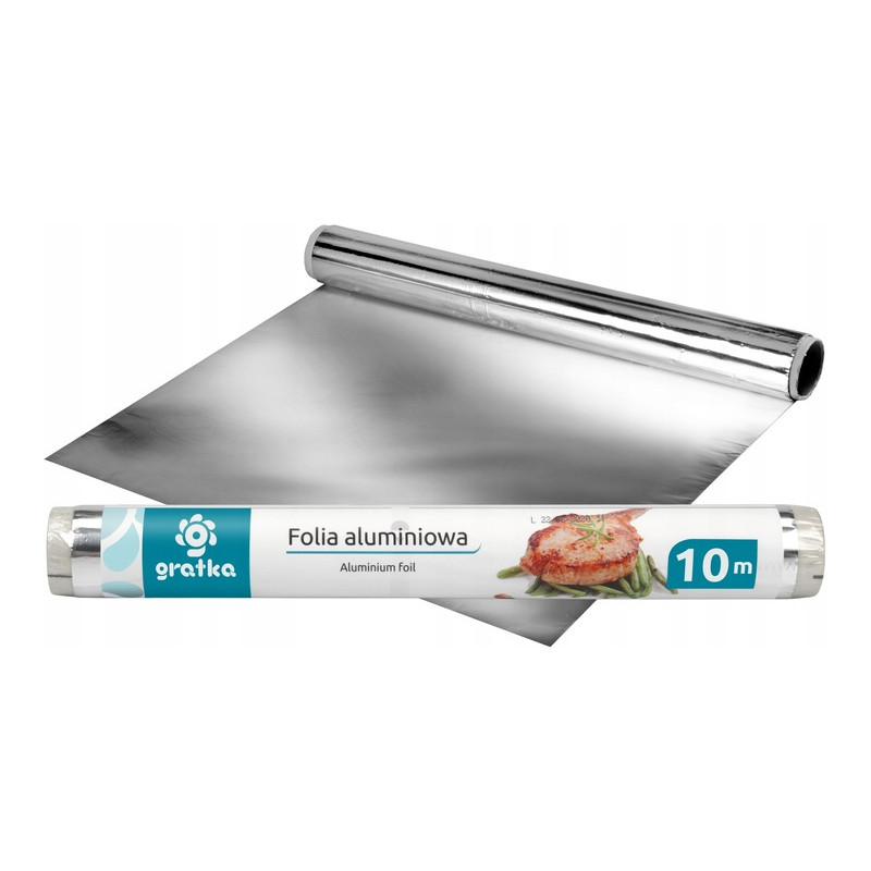 GRATKA Folia aluminiowa 10mx28cm rolka