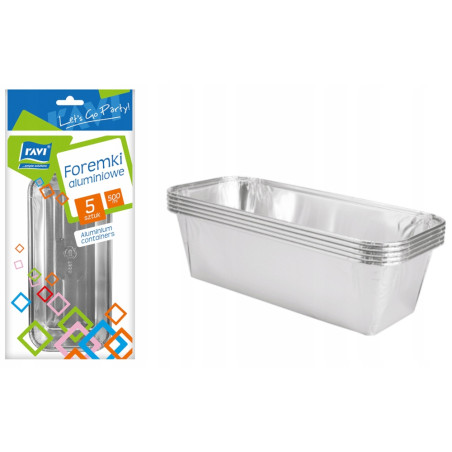 foremki aluminiowe 500ml 5szt.