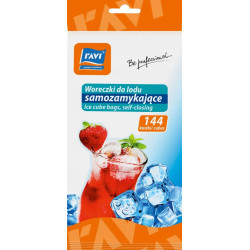 Woreczki do lodu samozamykające 144 kostki